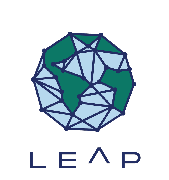 Learning the Earth with Artificial Intelligence + Physics (LEAP), an NSF Science + Technology Center at Columbia University Logo